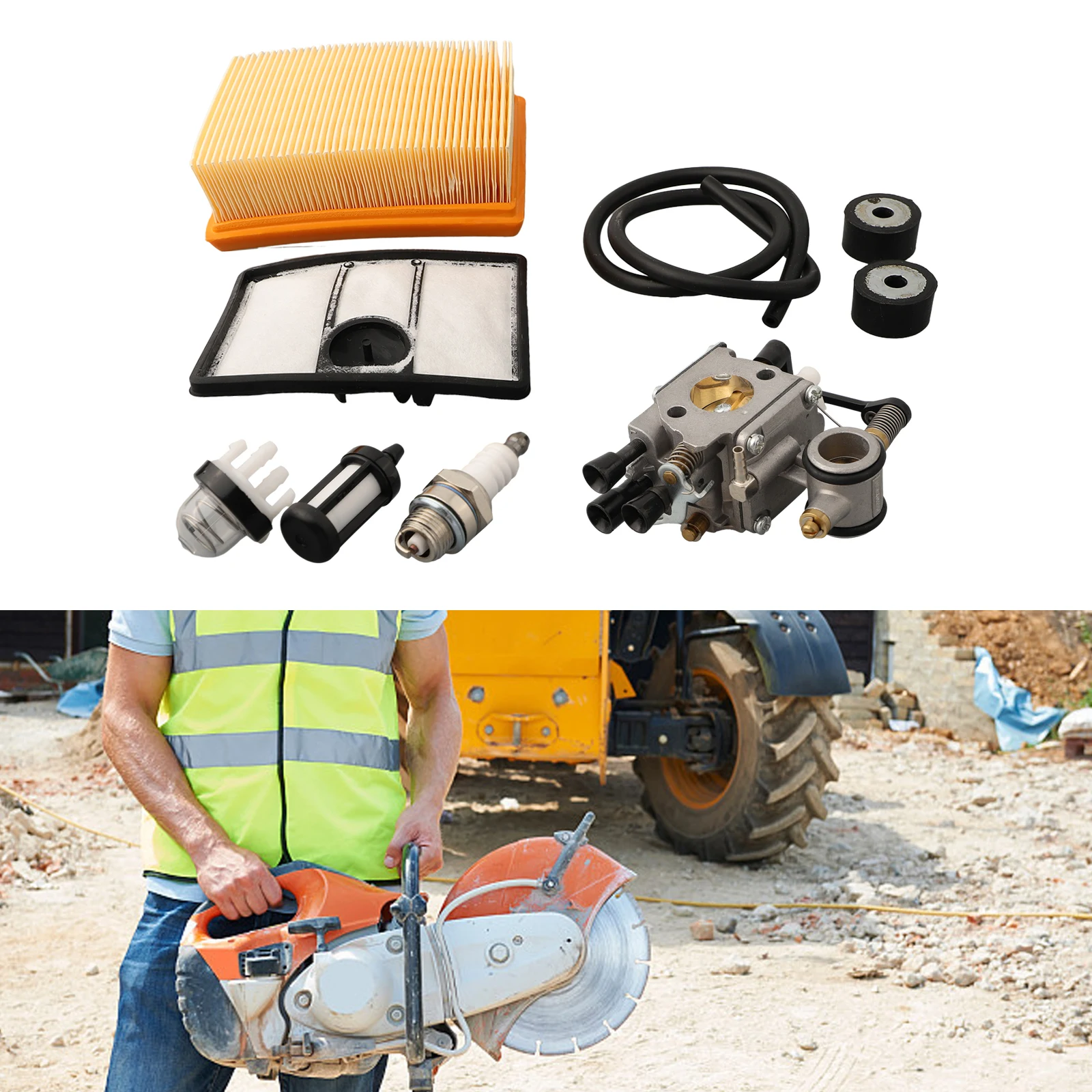 Hot For Stihl TS700 TS800 Cut-Off Saws 4224-120-0651 Carburetor Carb Air Filter Garden Power Tools Accessory
Hot For Stihl TS700 TS800 Cut-Off Saws 4224-120-0651 Carburetor Carb Air Filter Garden Power Tools Accessory
