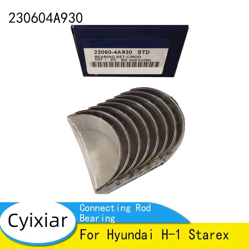 Brand New 8PCS Connecting Rod Bearing 230604A930 23060-4A930 For Hyundai H-1 Starex
Brand New 8PCS Connecting Rod Bearing 230604A930 23060-4A930 For Hyundai H-1 Starex