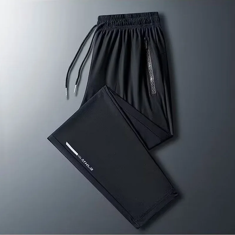 Ice Silk Sports Pants Women's Summer Thin Elastic Quick Dry Loose Casual Long Pants Breathable plus Size Pants Polyester Fiber
Ice Silk Sports Pants Women's Summer Thin Elastic Quick Dry Loose Casual Long Pants Breathable plus Size Pants Polyester Fiber