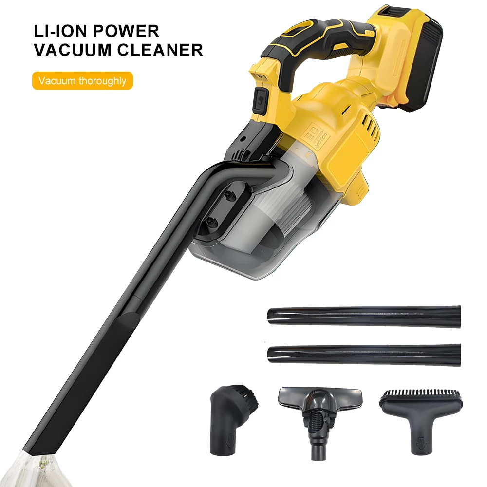 Electric Vacuum Cleaner Handheld Mini Cordless Large Suction Power Long Life Rechargeable Car Vacuum Cleaner (for Dewalt Battery
Electric Vacuum Cleaner Handheld Mini Cordless Large Suction Power Long Life Rechargeable Car Vacuum Cleaner (for Dewalt Battery