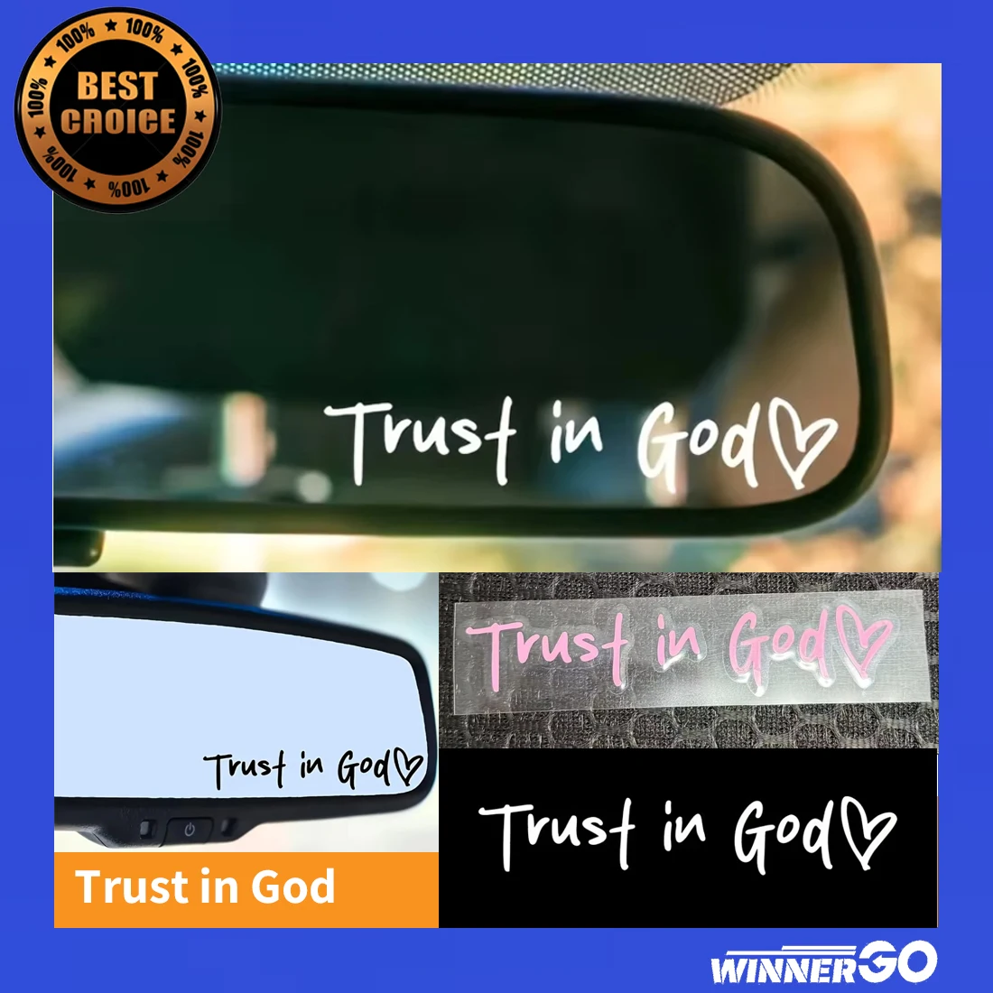 Наклейки на зеркало заднего вида Trust in God Believe in God Наклейки с буквами Бога подходят для всех видов автомобилей и мотоциклов.
Наклейки на зеркало заднего вида Trust in God Believe in God Наклейки с буквами Бога подходят для всех видов автомобилей и мотоциклов.