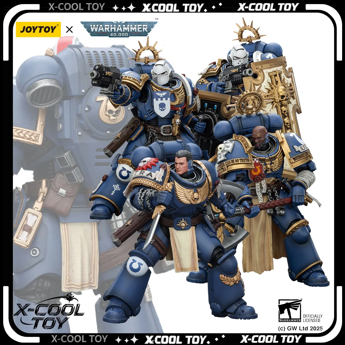 JOYTOY Warhammer 40K Action Figure 1/18 Ultramarines Titus/Metaurus/Levantus/Torvald Anime Figurine Joint Movable Model Toys
JOYTOY Warhammer 40K Action Figure 1/18 Ultramarines Titus/Metaurus/Levantus/Torvald Anime Figurine Joint Movable Model Toys