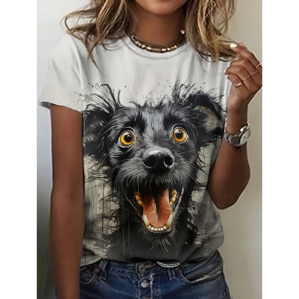 Women's T-Shirt Summer Fashion Short Sleeved Casual Top Loose Breathable Micro Elastic Round Neck T-Shirt Women's Clothing Tee
Women's T-Shirt Summer Fashion Short Sleeved Casual Top Loose Breathable Micro Elastic Round Neck T-Shirt Women's Clothing Tee