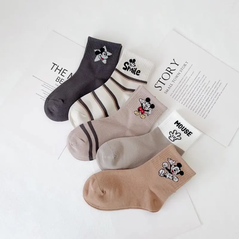 5 Pairs Disney Mickey Mouse Socks Dual Four Seasons unisex Cute Cartoon Anime Socks Versatile Comfortable Casual Sock Gifts
5 Pairs Disney Mickey Mouse Socks Dual Four Seasons unisex Cute Cartoon Anime Socks Versatile Comfortable Casual Sock Gifts