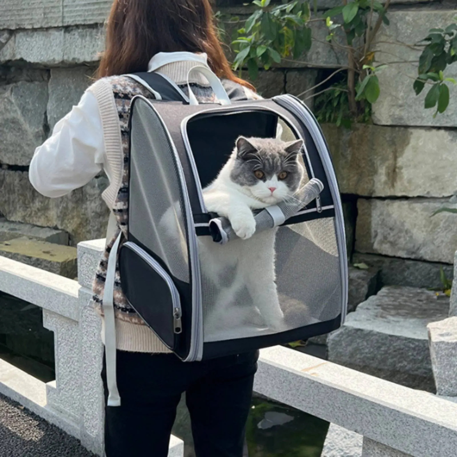 Space Capsule Pet Carrier Double Shoulder Straps Breathable Pet Travel Backpack for Outdoor
Space Capsule Pet Carrier Double Shoulder Straps Breathable Pet Travel Backpack for Outdoor