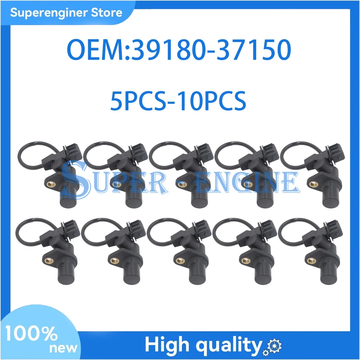 5PCS-10PCS 39180-37150 Crankshaft Position Sensor For 01-06 HYUNDAI SANTA FE SONATA TIBURON 39180 37150
5PCS-10PCS 39180-37150 Crankshaft Position Sensor For 01-06 HYUNDAI SANTA FE SONATA TIBURON 39180 37150