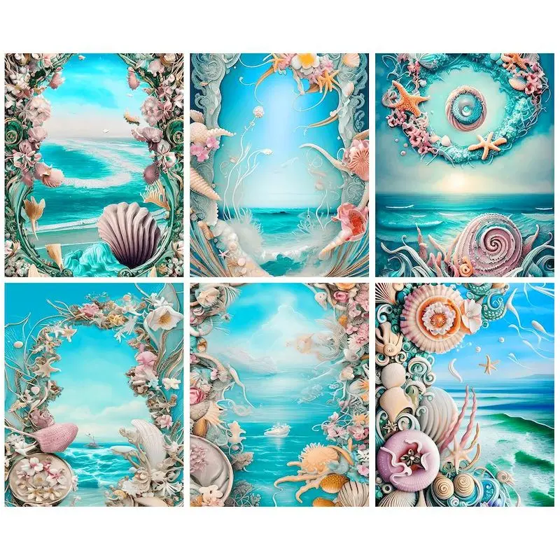 GATYZTORY Modern Painting By Number Shell Seaview Drawing On Canvas Handpainted Gift Diy Pictures By Number Kits Home Decor
GATYZTORY Modern Painting By Number Shell Seaview Drawing On Canvas Handpainted Gift Diy Pictures By Number Kits Home Decor