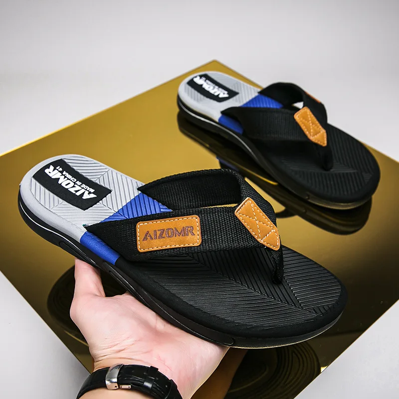 Men's Slippers Summer Outer Wear Flip-Flops Men's Non-Slip Flip-Flops Deodorant Beach Sandals Men's Style
Men's Slippers Summer Outer Wear Flip-Flops Men's Non-Slip Flip-Flops Deodorant Beach Sandals Men's Style