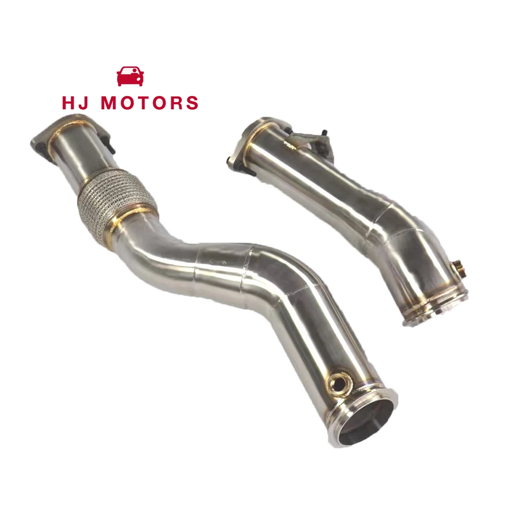 3.5 Inch 304 Stainless Steel High Flow Exhaust Downpipes for M3 M4 G80 G82 S58 3.0T 2021-UP G80 Downpipe
3.5 Inch 304 Stainless Steel High Flow Exhaust Downpipes for M3 M4 G80 G82 S58 3.0T 2021-UP G80 Downpipe