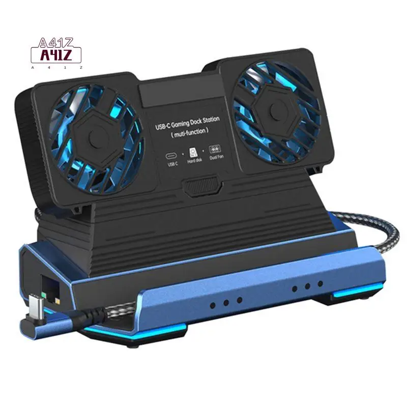 A41Z-Docking Station Dual Cooling Fan 4K@60Hz PD100W Gigabit Ethernet For Steam Deck OLED & ROG X And Legion Go
A41Z-Docking Station Dual Cooling Fan 4K@60Hz PD100W Gigabit Ethernet For Steam Deck OLED & ROG X And Legion Go