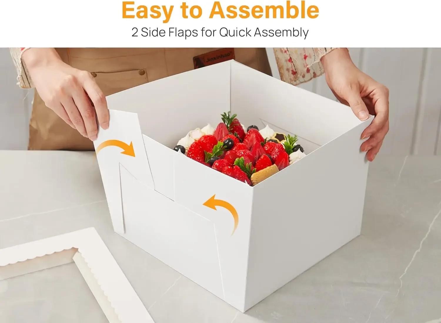 3/6/12pcs Cake Boxes,8x8x8In White Cake Box with Window,Square Cardboard Cake Box for Cake Decorating Supplies for Gift Giving
3/6/12pcs Cake Boxes,8x8x8In White Cake Box with Window,Square Cardboard Cake Box for Cake Decorating Supplies for Gift Giving