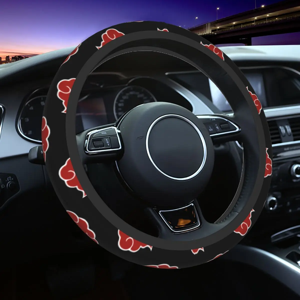 38cm Steering Wheel Covers Akatsuki Universal Japan Anime Auto Decoration Elastische Car Accessories
38cm Steering Wheel Covers Akatsuki Universal Japan Anime Auto Decoration Elastische Car Accessories