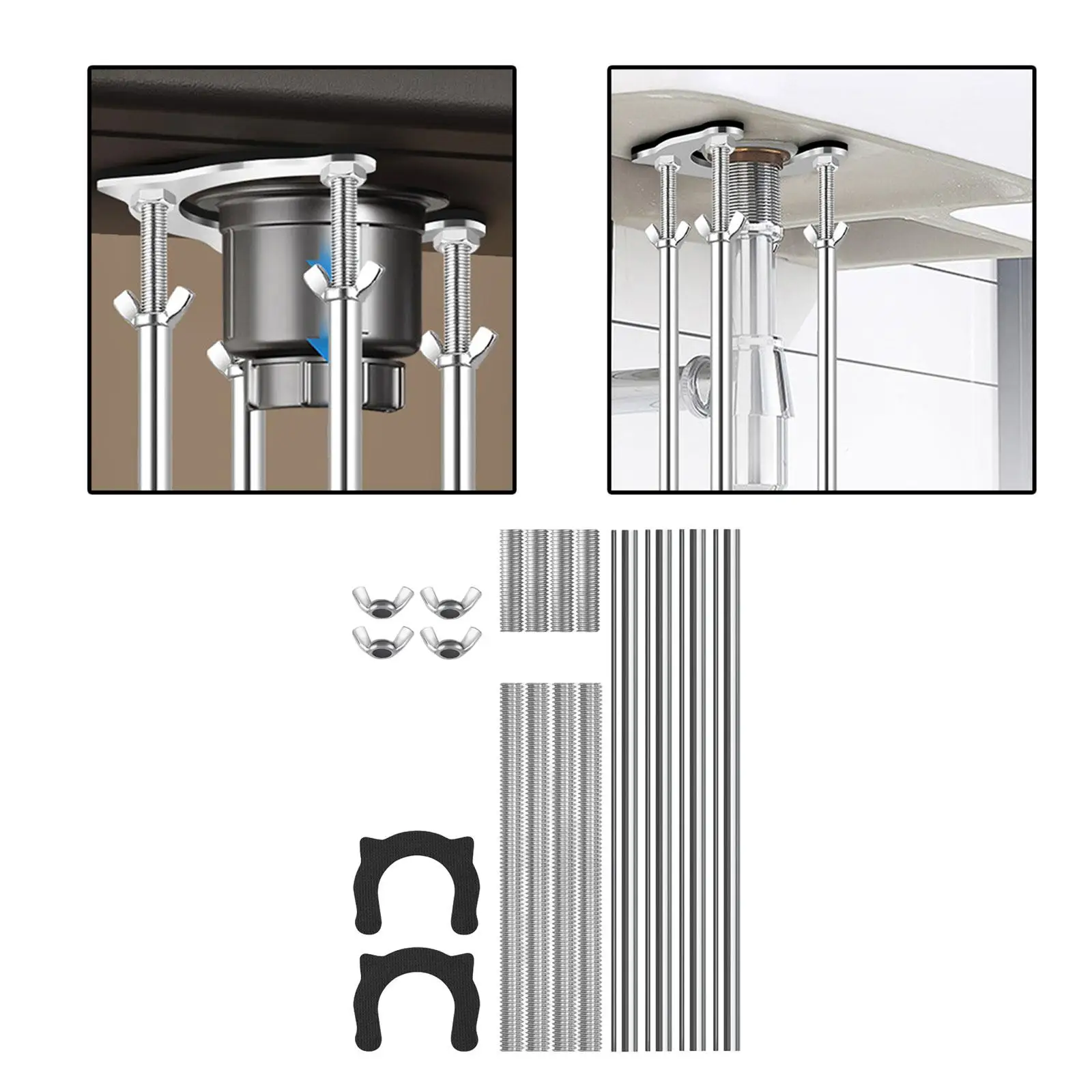 Undermount Sink Supply Kit, Legs and Adjustable Shelf Included
Undermount Sink Supply Kit, Legs and Adjustable Shelf Included
