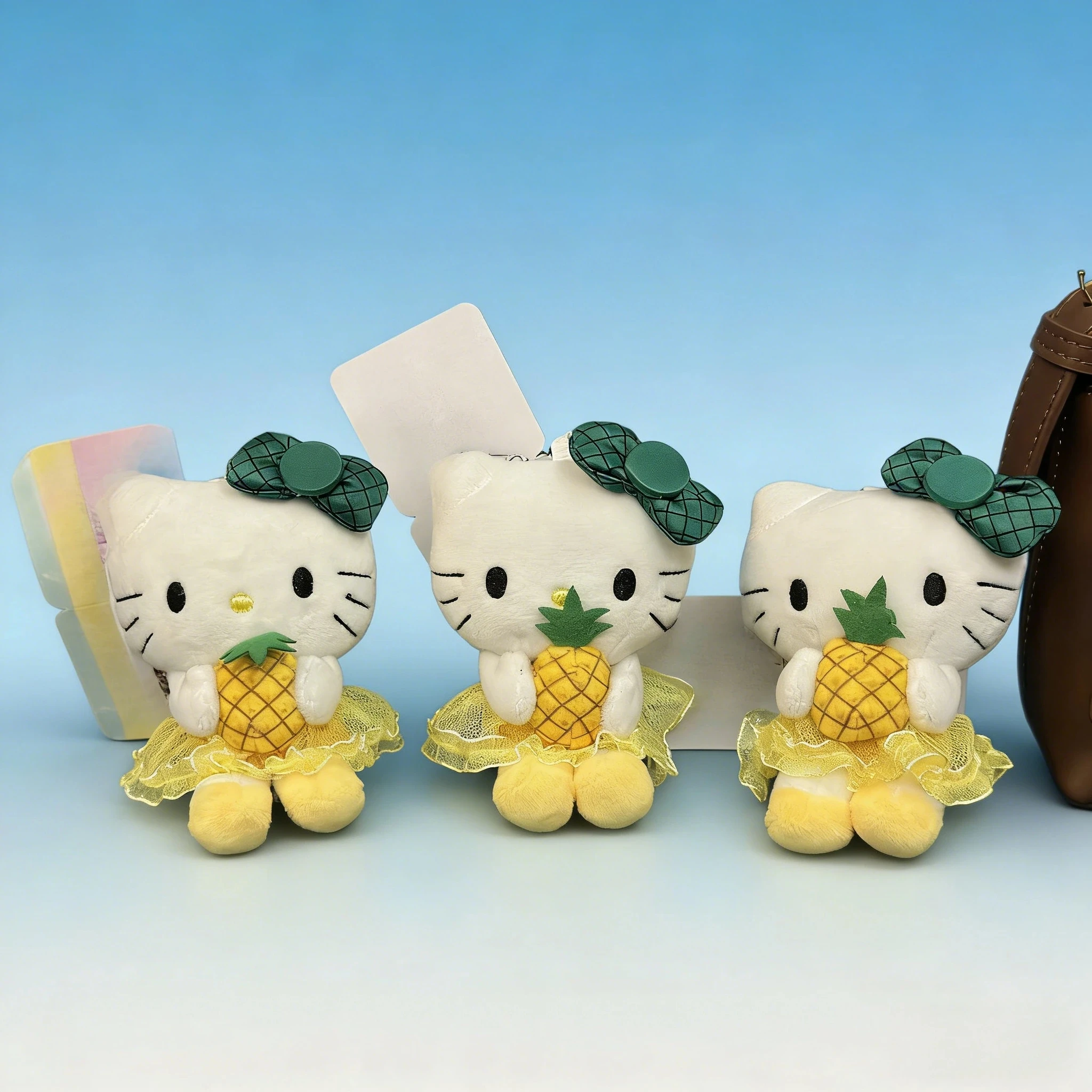 Hello Kitty Fruit Theme Plush Keychain Cute Pineapple Watermelon Pear Plush Doll Pendant Kawaii Cartoon Kitty Cat Bag Decor Gift
Hello Kitty Fruit Theme Plush Keychain Cute Pineapple Watermelon Pear Plush Doll Pendant Kawaii Cartoon Kitty Cat Bag Decor Gift