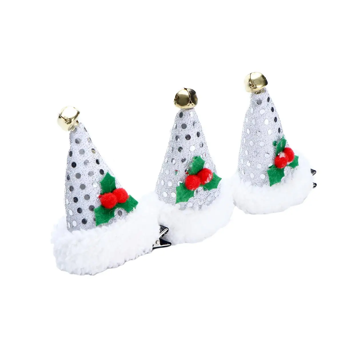 3 Pcs Hat Hair Clips Santa Pattern Alligator Pins Santa Hat Hair Clips Festive Party Sequins Bows Gifts Hairpins
3 Pcs Hat Hair Clips Santa Pattern Alligator Pins Santa Hat Hair Clips Festive Party Sequins Bows Gifts Hairpins