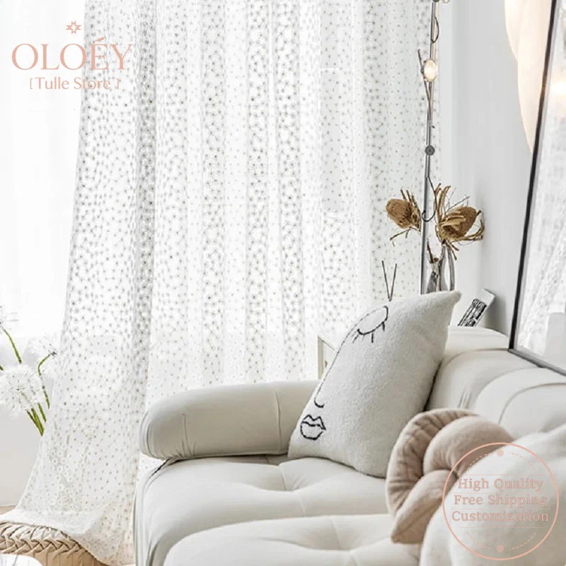 Modern Floral Embroidered Curtains for Living Room Dining Room Bedroom Small Window Tulle Lace Drapes Warm Solid Color Decor
Modern Floral Embroidered Curtains for Living Room Dining Room Bedroom Small Window Tulle Lace Drapes Warm Solid Color Decor