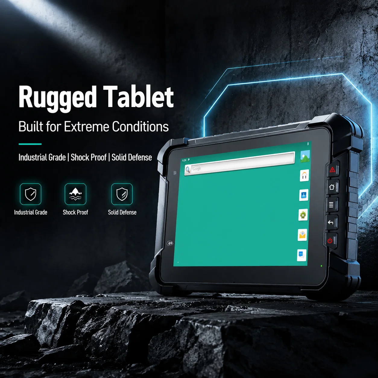 7 Inch Rugged Android Tablet 4G LTE GPS MIL-STD-810G Drop Proof Dustproof Industrial Tablet PC for Logistics Agriculture Outdoor
7 Inch Rugged Android Tablet 4G LTE GPS MIL-STD-810G Drop Proof Dustproof Industrial Tablet PC for Logistics Agriculture Outdoor