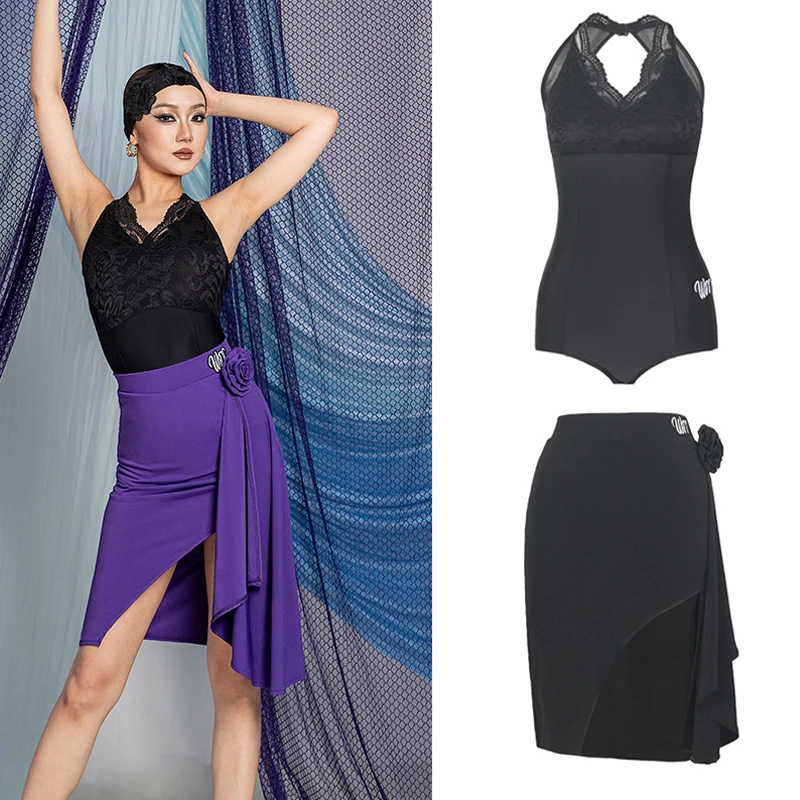 Women'S Latin Dance Clothing Sexy Latin Top Slit Skirt Female Samba Rumba Latin Dance Costume Stage Performance Suits SL12589
Women'S Latin Dance Clothing Sexy Latin Top Slit Skirt Female Samba Rumba Latin Dance Costume Stage Performance Suits SL12589