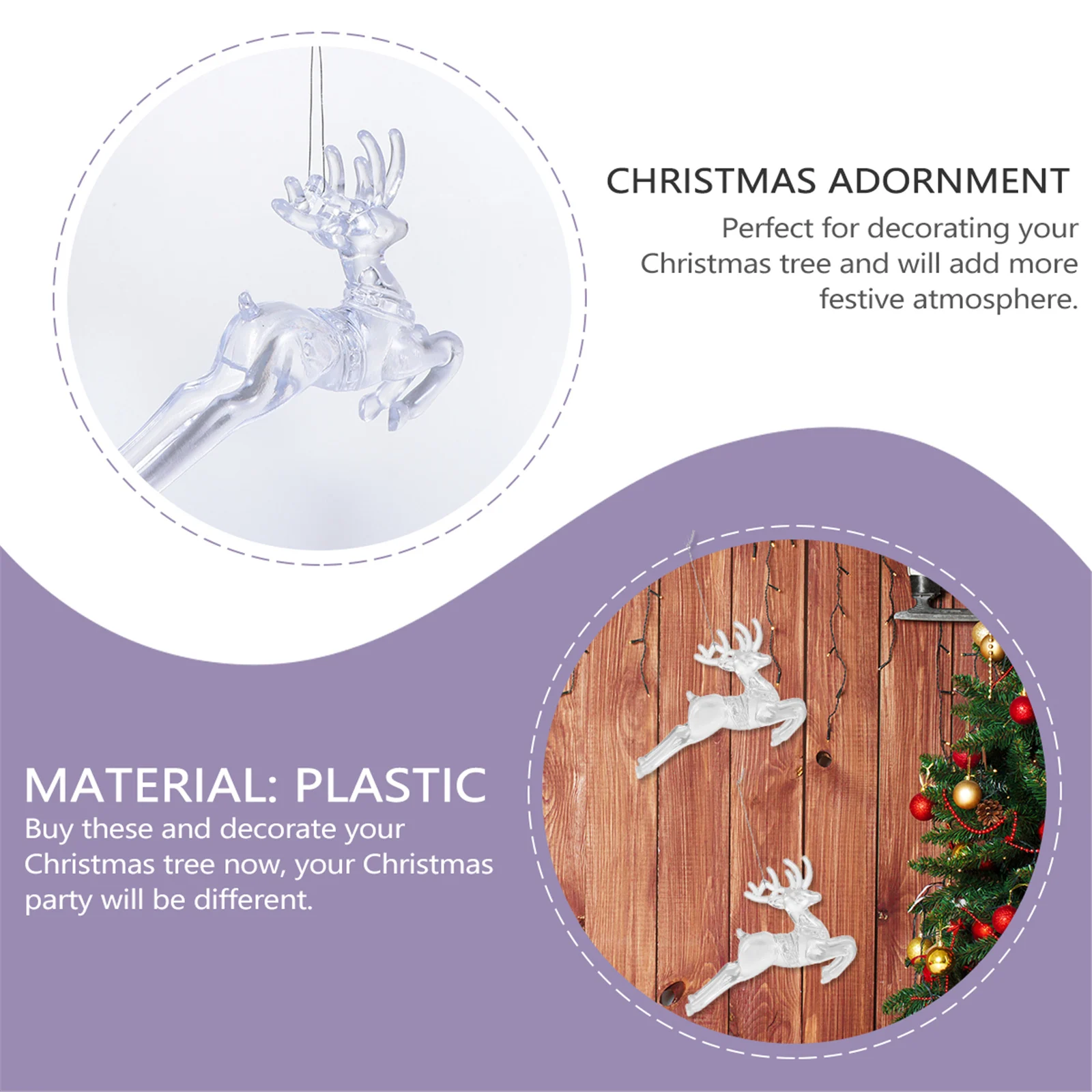 12pcs Decorations Christmas Tree Topper Reindeer Ornament Xmas Tree Adornment Treetop Ornament Deer Festive Party
12pcs Decorations Christmas Tree Topper Reindeer Ornament Xmas Tree Adornment Treetop Ornament Deer Festive Party