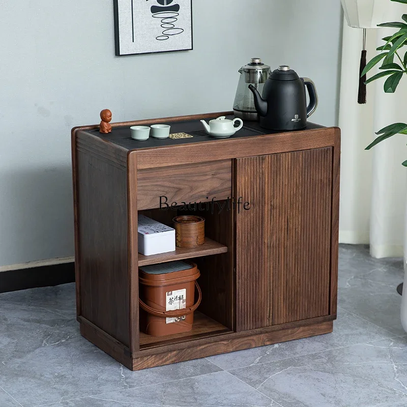 ls 42North American black walnut tea cabinet integrated tea table household
ls 42North American black walnut tea cabinet integrated tea table household