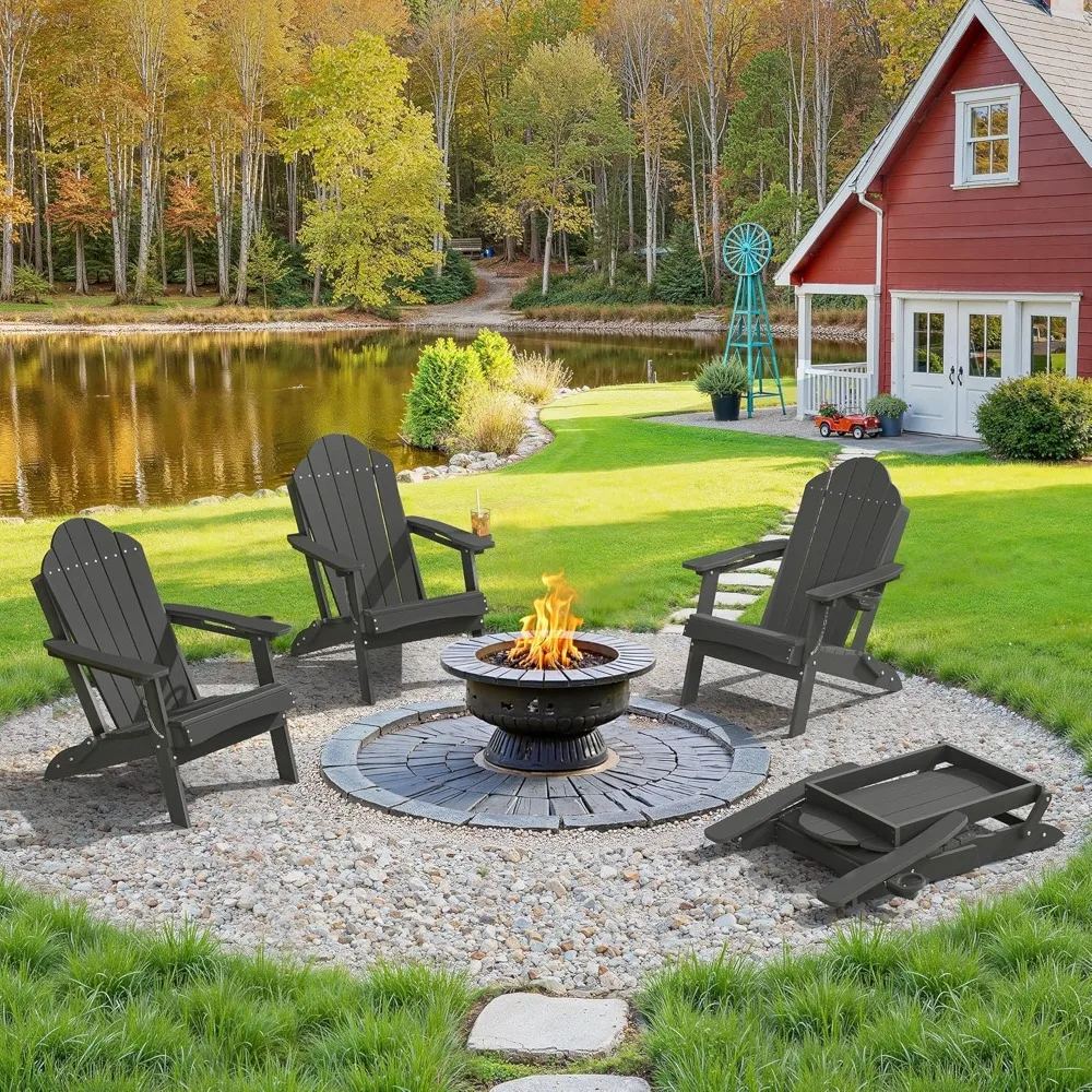 Folding Chair, Chairs Set of 4, Cup Holder, Woodgrain, Fire Pit, Patio, Pool, Black
Folding Chair, Chairs Set of 4, Cup Holder, Woodgrain, Fire Pit, Patio, Pool, Black