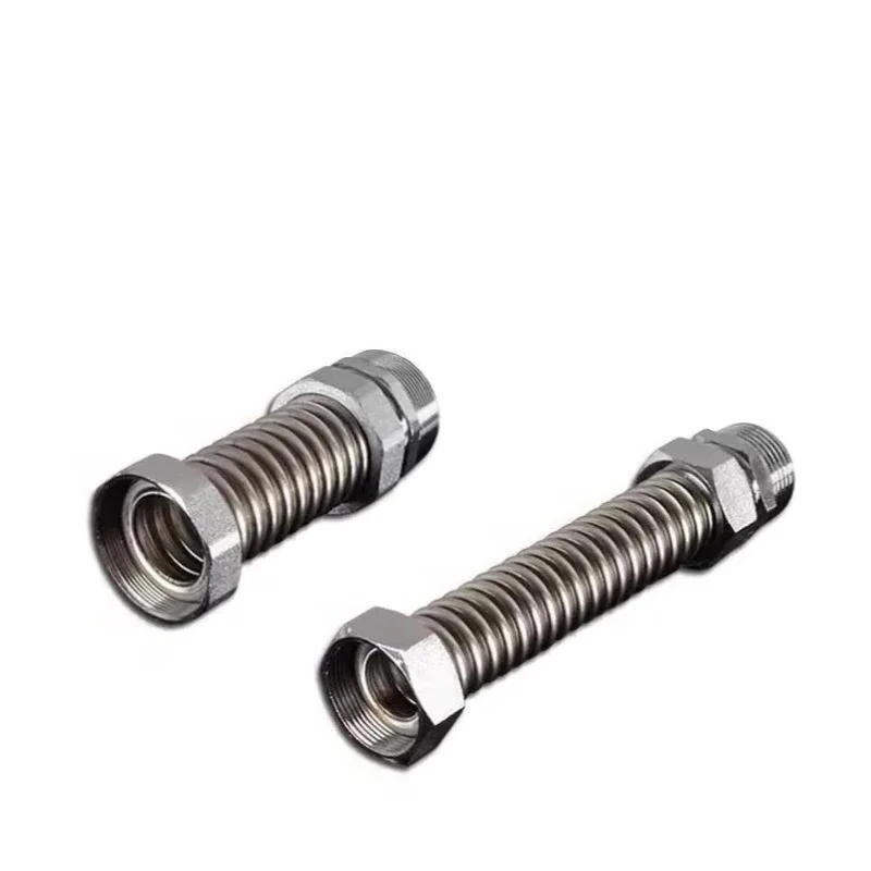 1/2" 3/4" 1" 304 SS HVAC Flexible Metal Hose - Thick-Walled Double Male Ends, Leak-Proof for Chiller Systems
1/2" 3/4" 1" 304 SS HVAC Flexible Metal Hose - Thick-Walled Double Male Ends, Leak-Proof for Chiller Systems