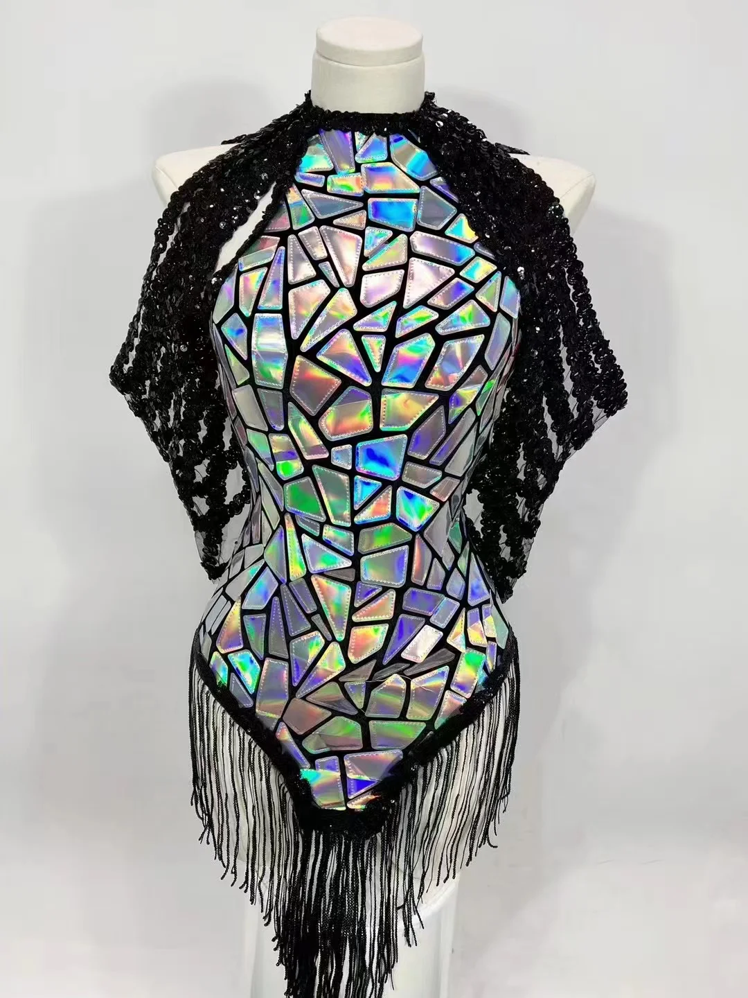 Purple Blue Silver Mirror Tassel Backless Dress Sexy Bar Nightclub DS Female Singer Jazz Dance Party Stage Performance Costume
Purple Blue Silver Mirror Tassel Backless Dress Sexy Bar Nightclub DS Female Singer Jazz Dance Party Stage Performance Costume