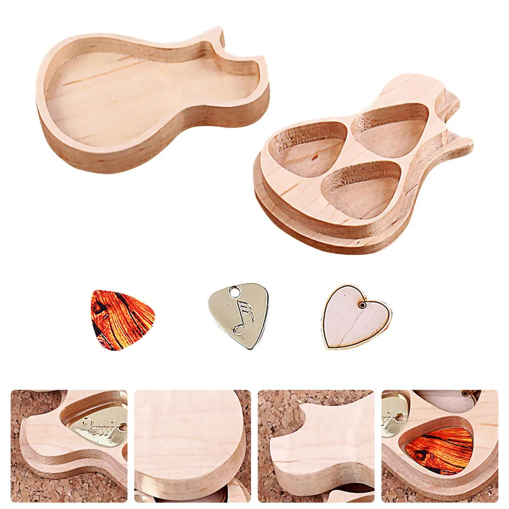 1 set Guitar Picks Wooden for Electric Acoustic Guitar Accessories Storage Container Plectrum Holder
1 set Guitar Picks Wooden for Electric Acoustic Guitar Accessories Storage Container Plectrum Holder