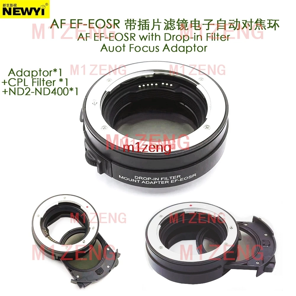 EF-EOSR auto focus drop-in cpl ND filter Adapter for canon eos Lens to canon RF mount R3 R5 R5C R5II R6II R7 R8 R10 R50 camera
EF-EOSR auto focus drop-in cpl ND filter Adapter for canon eos Lens to canon RF mount R3 R5 R5C R5II R6II R7 R8 R10 R50 camera