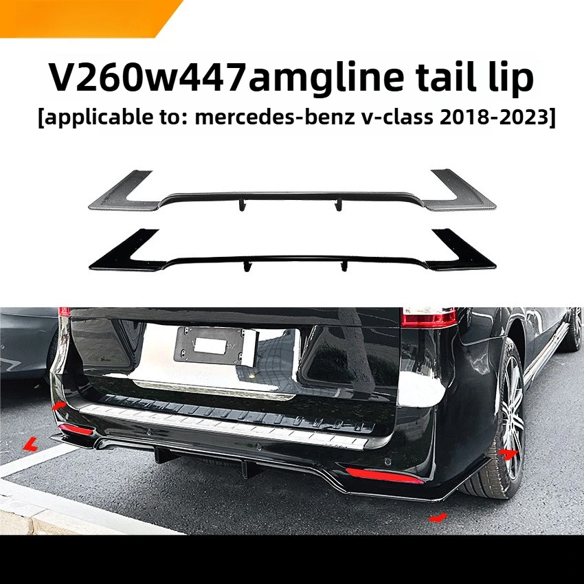 Suitable for Mercedes-Benz V-Class W447 2018-23 V260 AMG Rear Lip Rear Bar Spoiler Modified Accessories
Suitable for Mercedes-Benz V-Class W447 2018-23 V260 AMG Rear Lip Rear Bar Spoiler Modified Accessories