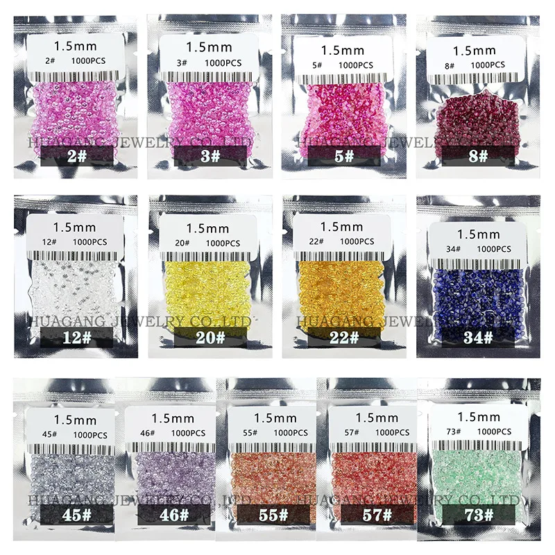 Synthetic Corundum 0.8~3mm Small size Mixed Blue Red Yellow White Green Stone Gems Synthetic Stone Round Brilliant Cut
Synthetic Corundum 0.8~3mm Small size Mixed Blue Red Yellow White Green Stone Gems Synthetic Stone Round Brilliant Cut