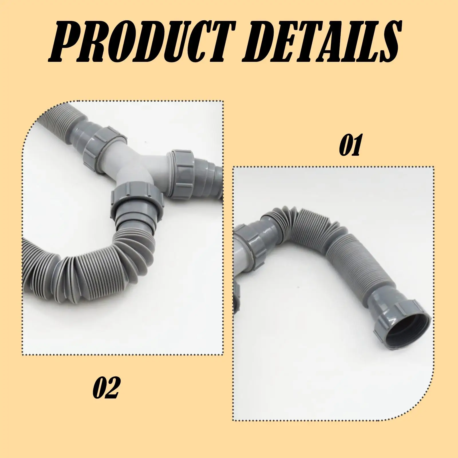 Раздвижной сливной патрубок для раковины, легко устанавливаемый, герметичный, из АБС-пластика, для кухни и прачечной
Раздвижной сливной патрубок для раковины, легко устанавливаемый, герметичный, из АБС-пластика, для кухни и прачечной