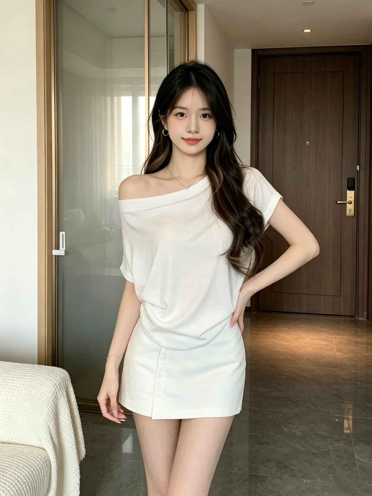 Korean Style Loose Feelings Women's Set High Waist Short Skirt Summer 2026 Trendy Clothing One Whole Set Comfortable T-Shirt
Korean Style Loose Feelings Women's Set High Waist Short Skirt Summer 2026 Trendy Clothing One Whole Set Comfortable T-Shirt