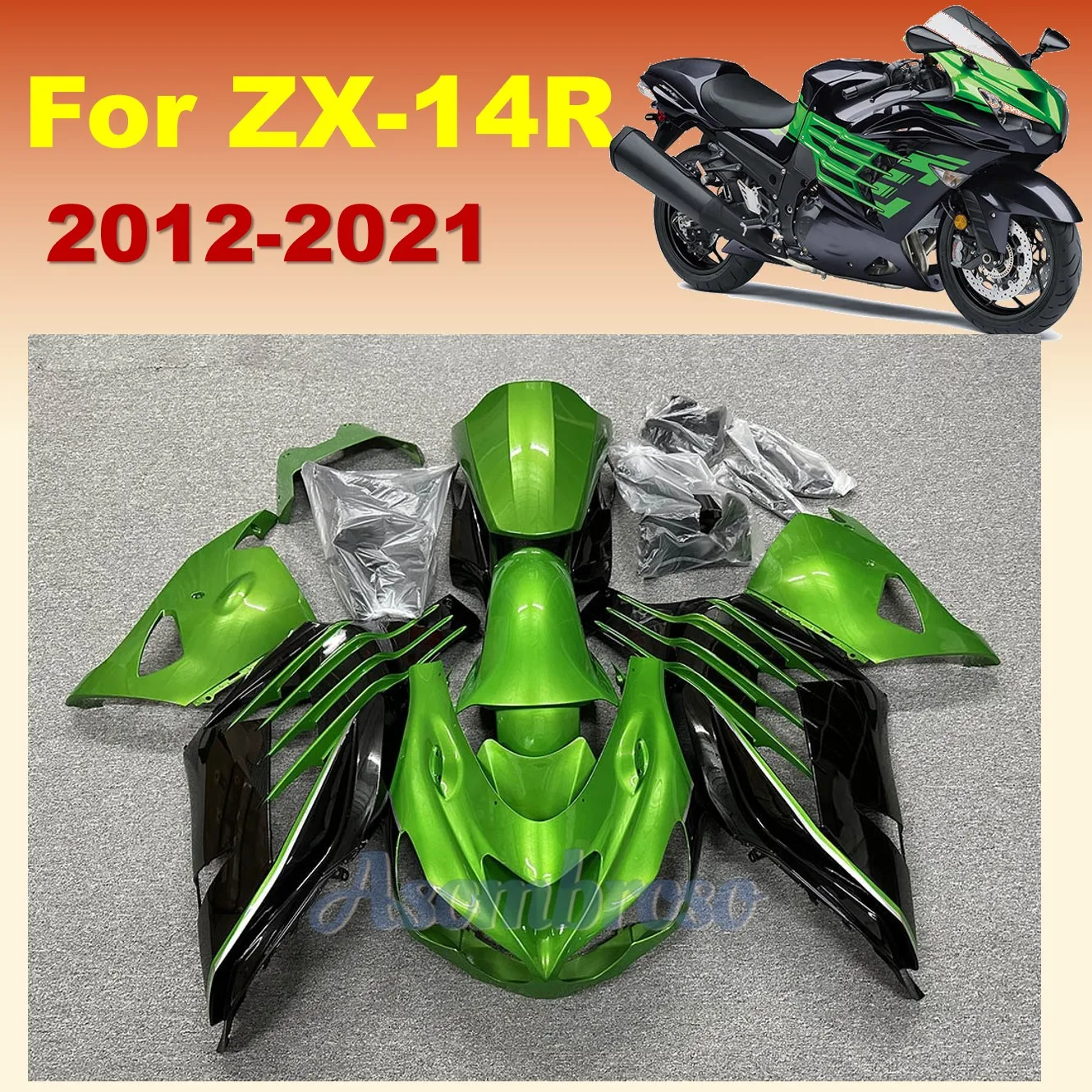 Full Fairing kit For Ninja ZX-14R ZX14R 2012 2013 2014 2015 2016 2017 2018 2019 2020 2021 ZX 14R Sportbike ABS ZXMT Parts
Full Fairing kit For Ninja ZX-14R ZX14R 2012 2013 2014 2015 2016 2017 2018 2019 2020 2021 ZX 14R Sportbike ABS ZXMT Parts
