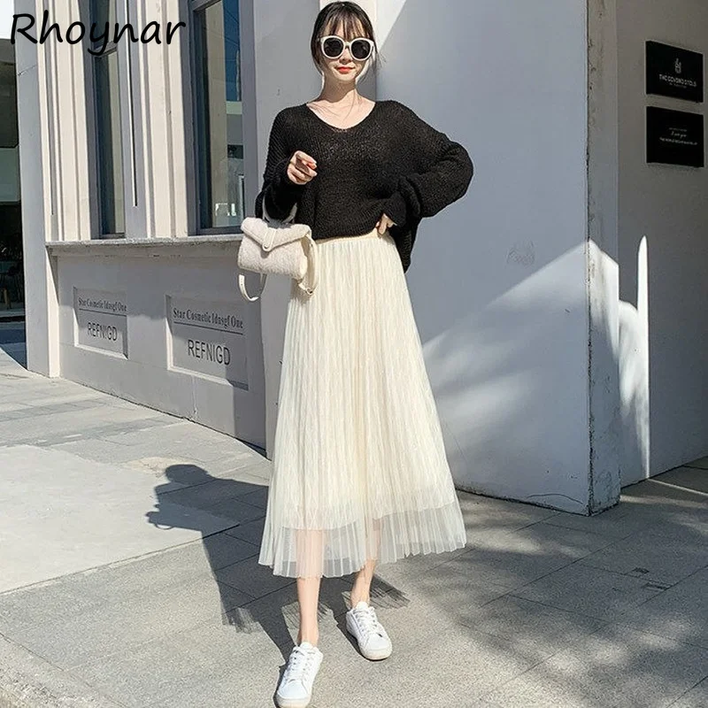 Сетчатые юбки женские ретро простые студенческие эластичные с высокой талией модные мягкие осенние темпераментные повседневные универсальные женские Ulzzang
Сетчатые юбки женские ретро простые студенческие эластичные с высокой талией модные мягкие осенние темпераментные повседневные универсальные женские Ulzzang