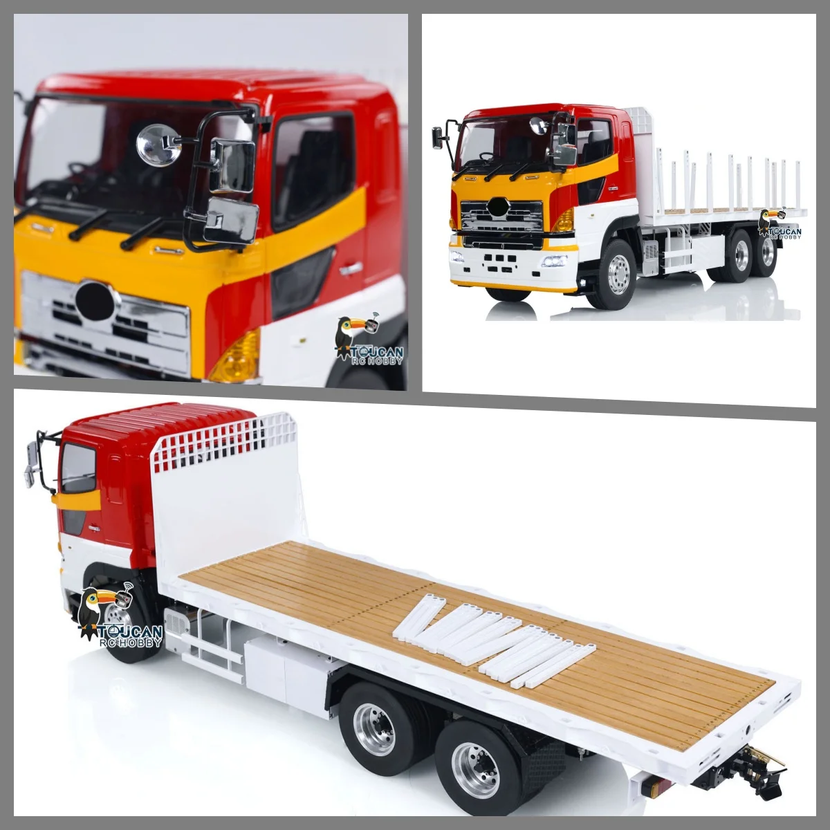 1/14 LESU 6x4 Metal RC Timber Truck RTR Remote Control Ready to Run Painted Finished Flatbed Lorry Trailer Car Toy THZH1816
1/14 LESU 6x4 Metal RC Timber Truck RTR Remote Control Ready to Run Painted Finished Flatbed Lorry Trailer Car Toy THZH1816