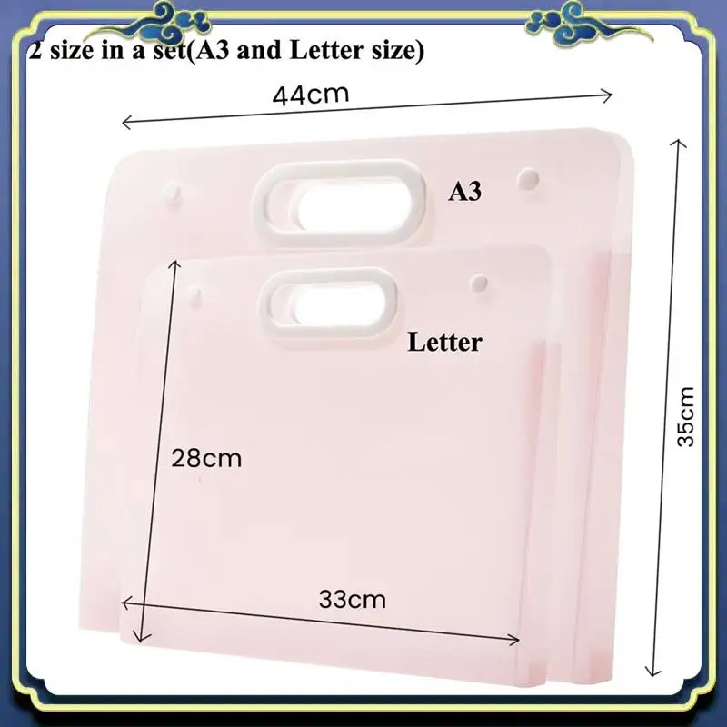 Portable 2Pcs Plastic Art Portfolio Folder Arts Storage Case For Diamond Painting, Student Drawing Container, Kids Artworks Dura 
Portable 2Pcs Plastic Art Portfolio Folder Arts Storage Case For Diamond Painting, Student Drawing Container, Kids Artworks Dura