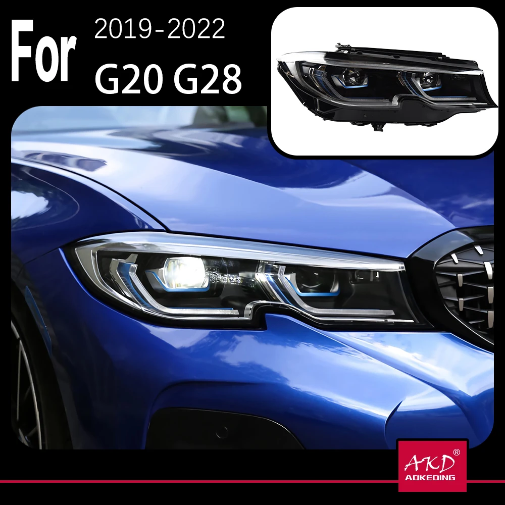Модель автомобиля AKD для BMW G20 G28 3 серии 2019-2022 M3, лазерные фары, светодиодные фары, светодиодный двойной проектор FACELIFT
Модель автомобиля AKD для BMW G20 G28 3 серии 2019-2022 M3, лазерные фары, светодиодные фары, светодиодный двойной проектор FACELIFT