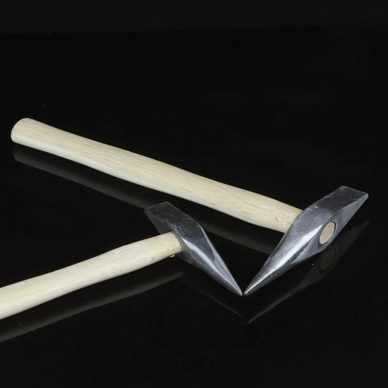Pointed Flat Head 2 In 1 Rock Pick Geological Hammer Wood Handle Welding Rust Removal Chipping Hammer Geogogy Exploration Tools
Pointed Flat Head 2 In 1 Rock Pick Geological Hammer Wood Handle Welding Rust Removal Chipping Hammer Geogogy Exploration Tools