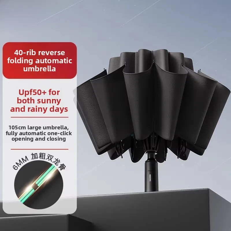 Reflective strip umbrella, reinforced, special for cars, for students going to school, automatic sunny and rainy umbrella
Reflective strip umbrella, reinforced, special for cars, for students going to school, automatic sunny and rainy umbrella