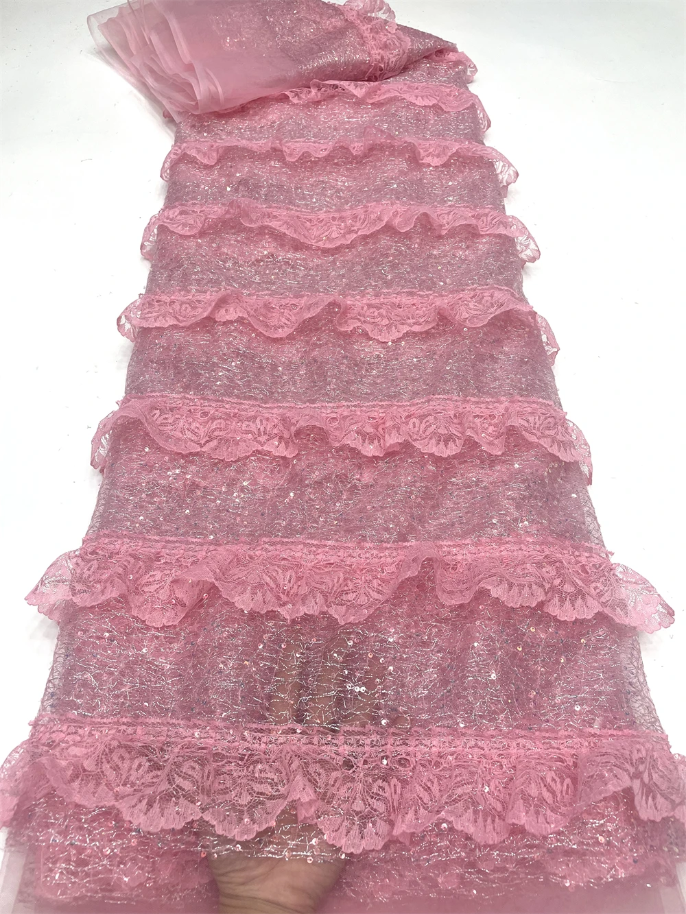 Popular African Lace Fabric 2022 High Quality Lace Nigerian Lace Fabrics For Women French Sequins 3D Flower Lace Fabric Material
Popular African Lace Fabric 2022 High Quality Lace Nigerian Lace Fabrics For Women French Sequins 3D Flower Lace Fabric Material