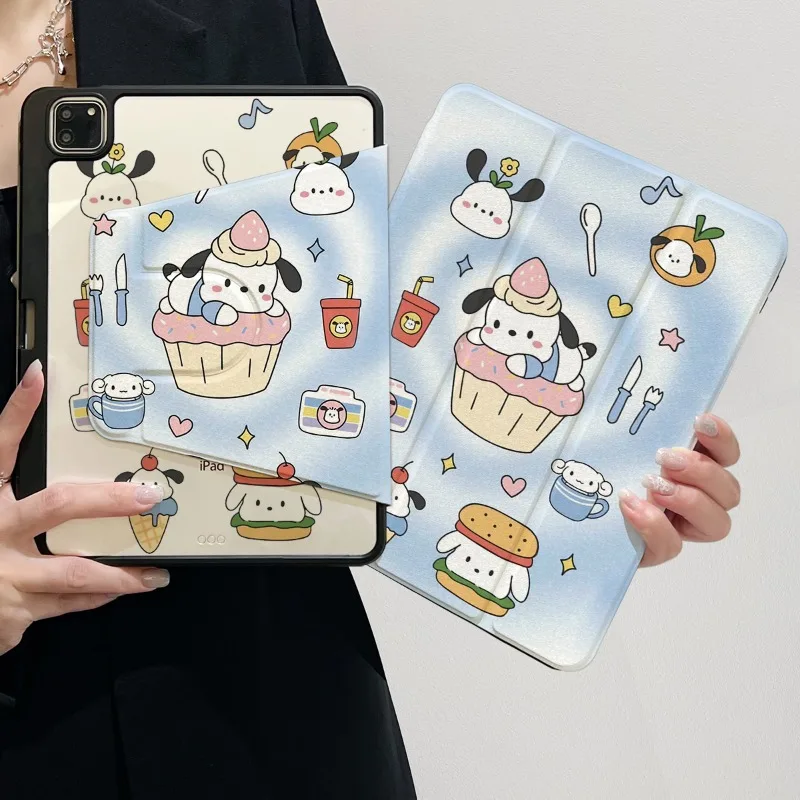 Pochacco Rotating Tablet Case for IPad 11th 10th Air6 11in Pro 10.5in Air3 Air4/5 6th 9.7in Full Edge Drop Proof Protective Case
Pochacco Rotating Tablet Case for IPad 11th 10th Air6 11in Pro 10.5in Air3 Air4/5 6th 9.7in Full Edge Drop Proof Protective Case