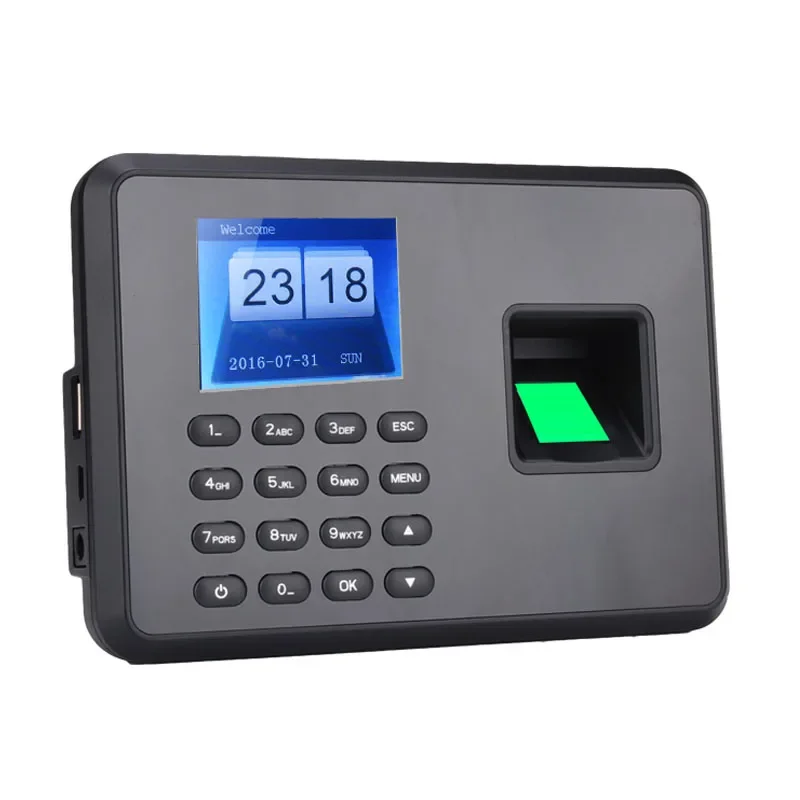 007 001 Biometric Fingerprint Time Attendance Standalone Time Clock Machine USB Fingerprint Employee Record System
007 001 Biometric Fingerprint Time Attendance Standalone Time Clock Machine USB Fingerprint Employee Record System