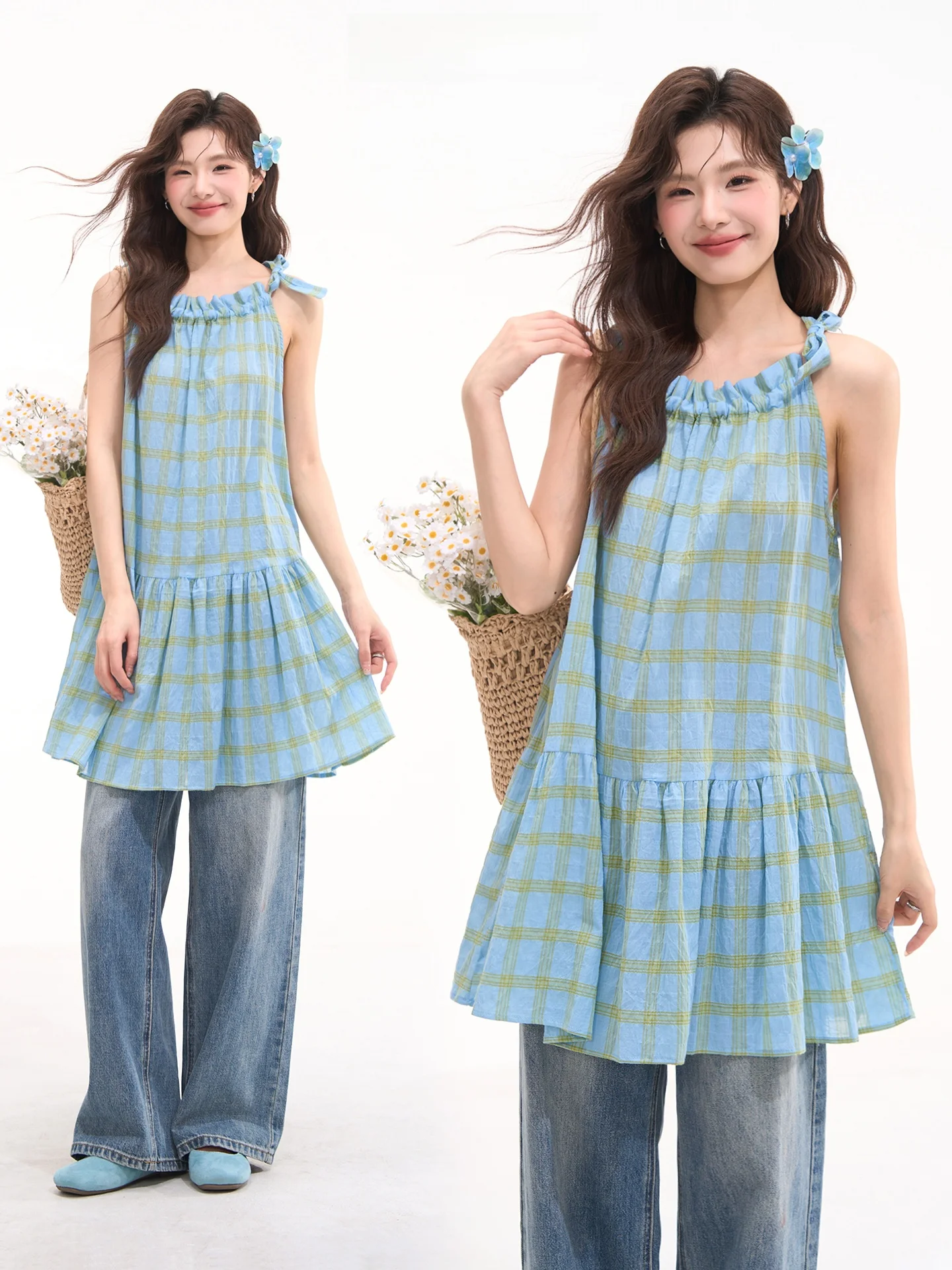 Платье без рукавов Blue Series Gallery Tie Holiday Style, женское летнее хлопковое свободного кроя, для отпуска, повседневное, цельное
Платье без рукавов Blue Series Gallery Tie Holiday Style, женское летнее хлопковое свободного кроя, для отпуска, повседневное, цельное