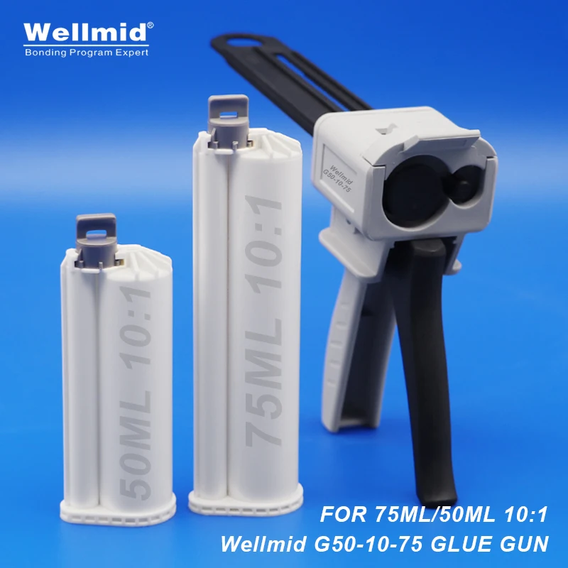 50ml 75ml 10:1 Adhesives Dispensing Gun 2K Kit Portable Double Tube Mixing Dispenser Loctite ARALDITE 3M Cartridges AB Glue Gun
50ml 75ml 10:1 Adhesives Dispensing Gun 2K Kit Portable Double Tube Mixing Dispenser Loctite ARALDITE 3M Cartridges AB Glue Gun