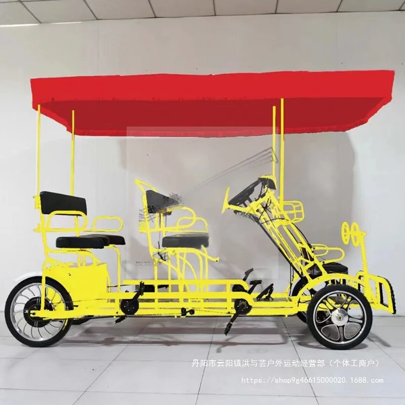 Pedal-assisted bicycles for two people people to ride for many people, scenic spots for tour rental, sightseeing
Pedal-assisted bicycles for two people people to ride for many people, scenic spots for tour rental, sightseeing