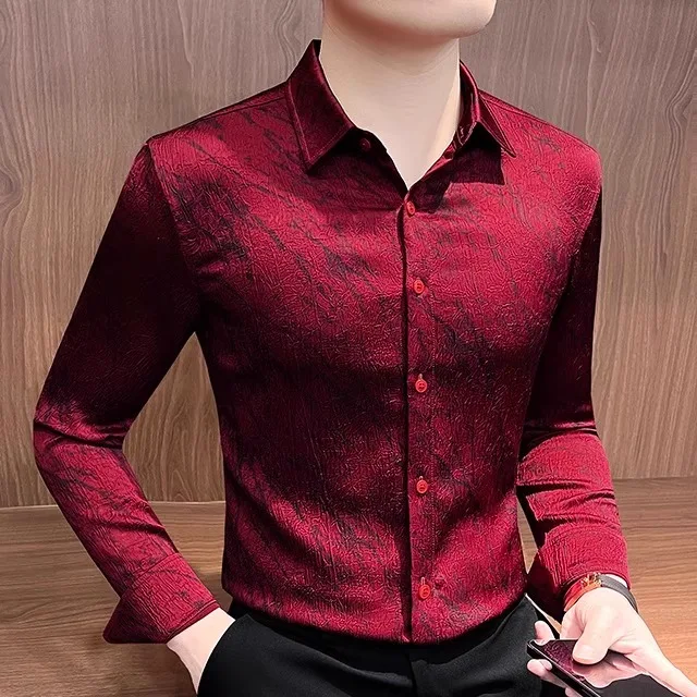 Men's Slim Fit Long Sve irt Casual Summer High End Feeling 2025 New Sle Haome Clothes Youth ular Breathable
Men's Slim Fit Long Sve irt Casual Summer High End Feeling 2025 New Sle Haome Clothes Youth ular Breathable