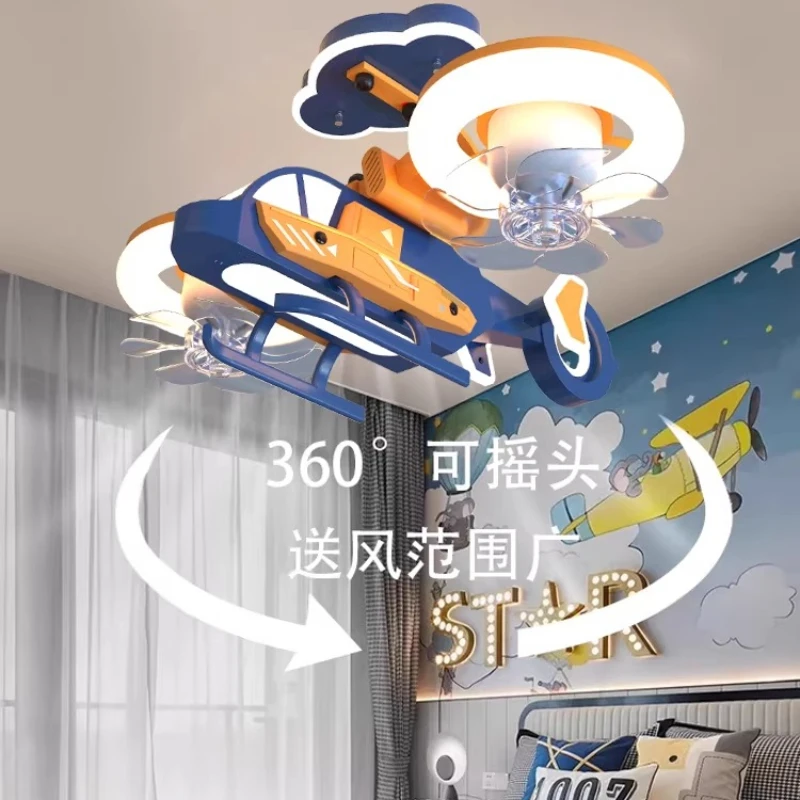 Креативный потолочный вентилятор-светильник в виде самолета, люстра для спальни, освещение для детской комнаты, светодиодный подвесной вентилятор-лампа для мальчиков и детей
Креативный потолочный вентилятор-светильник в виде самолета, люстра для спальни, освещение для детской комнаты, светодиодный подвесной вентилятор-лампа для мальчиков и детей