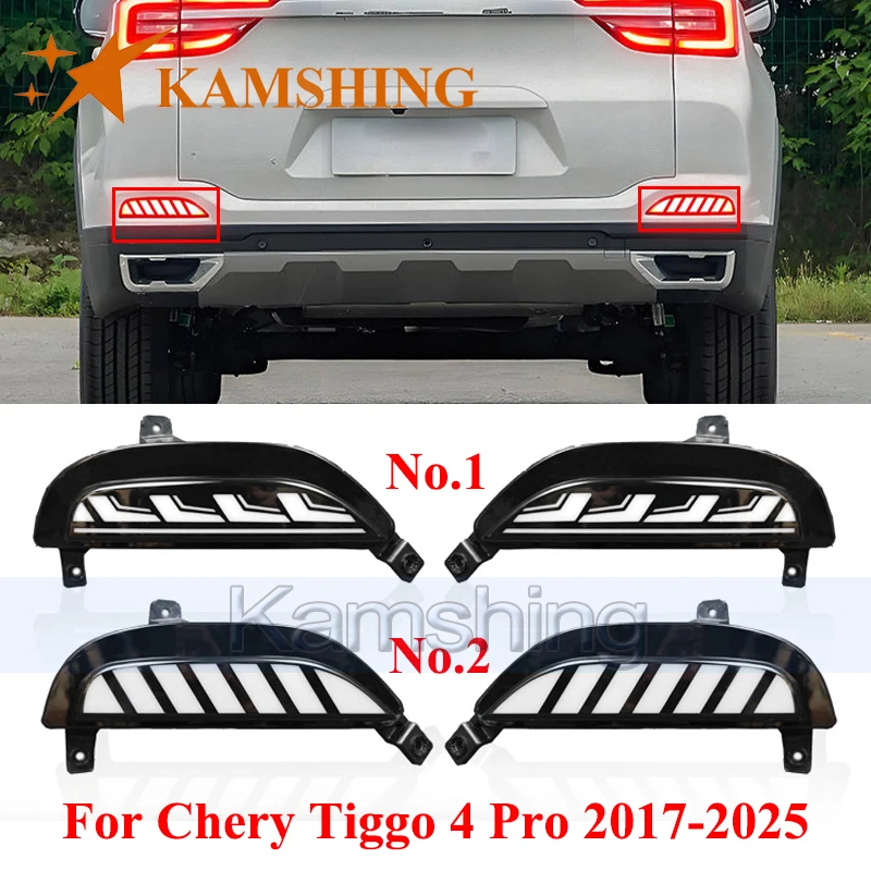 CAPQX 1pair LED Rear Bumper Light For Chery Tiggo 4 Pro 2017-2025 Brake Light Warning Lamp Turn Signal Light Reflector Lamp
CAPQX 1pair LED Rear Bumper Light For Chery Tiggo 4 Pro 2017-2025 Brake Light Warning Lamp Turn Signal Light Reflector Lamp