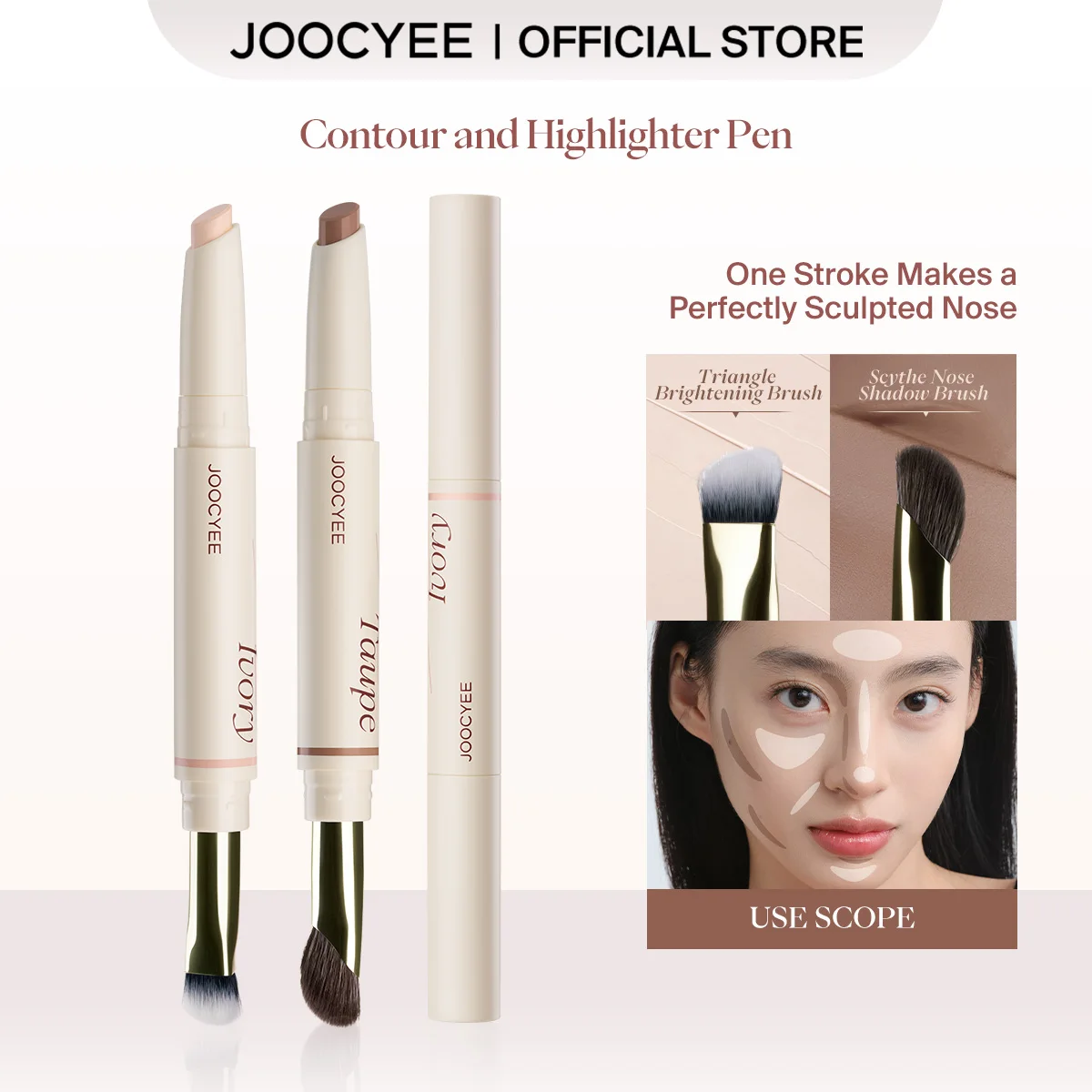 Ручка для контура и хайлайтера JOOCYEE, естественное осветление, гладкая, долговечная
Ручка для контура и хайлайтера JOOCYEE, естественное осветление, гладкая, долговечная
